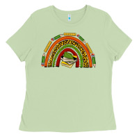 Black History Teacher Rainbow Ladies Tee | Teevron