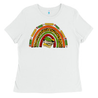 White black history teacher rainbow Ladies Tee - texasbilliewilder