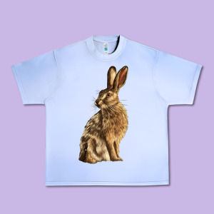 Hares Urban Heavy Tee Designed By Lillyallendesigns