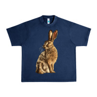 Navy Hares Urban Heavy Tee - LillyAllenDesigns