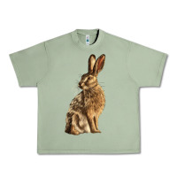 Oil Green Hares Urban Heavy Tee - LillyAllenDesigns
