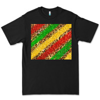 Black African colors leopard Premium Tee - Zillion Design Studio