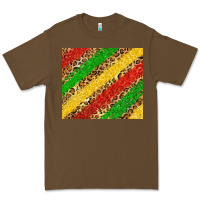 Cacao African colors leopard Premium Tee - Zillion Design Studio
