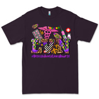 Plum mardi gras  lvn licensed vocational nurse Premium Tee - AdoDesignShop