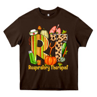 Chocolate Brown fall rt respiratory therapist Heavy Core Tee - Zillion Design Studio