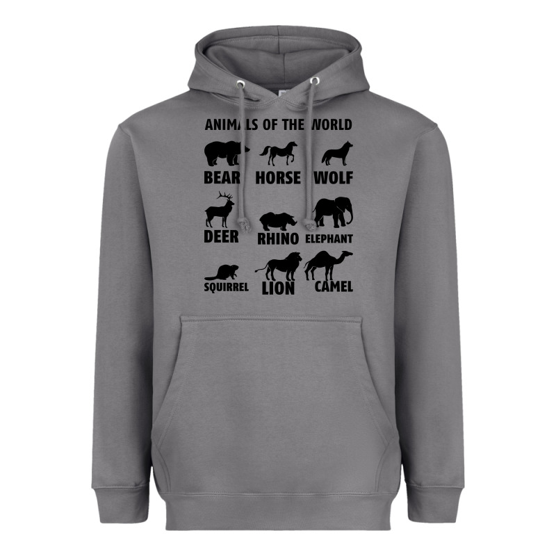 Animal Of The World Heavyweight Hoodie by Bettercallsaul | Teevron