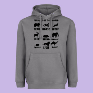 Animal Of The World Heavyweight Hoodie Designed By Bettercallsaul