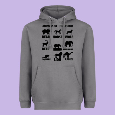 Animal Of The World Heavyweight Hoodie Designed By Bettercallsaul
