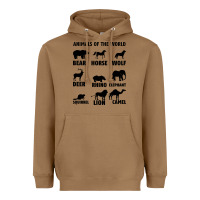 Toasted Coconut Animal Of The World Heavyweight Hoodie - Bettercallsaul
