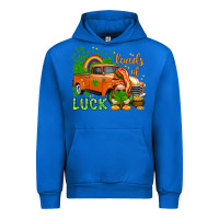 Cobalt St. Patrick's Loads of luck with gnome Urban Hoodie - HowdyJamesFarm