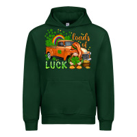 Forest Green St. Patrick's Loads of luck with gnome Urban Hoodie - HowdyJamesFarm