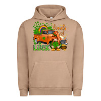 Pigment Burro St. Patrick's Loads of luck with gnome Urban Hoodie - HowdyJamesFarm