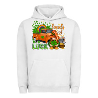 Pigment Lunar Rock St. Patrick's Loads of luck with gnome Urban Hoodie - HowdyJamesFarm