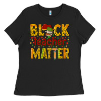 Black black teacher matter Ladies Tee - texasbilliewilder