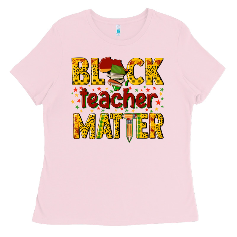 Black Teacher Matter Ladies Tee by texasbilliewilder | Teevron
