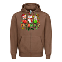 Chestnut christmas pharmacy squad Zipper Hoodie - MaliasSmallBusiness