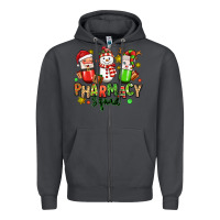 Smoke christmas pharmacy squad Zipper Hoodie - MaliasSmallBusiness