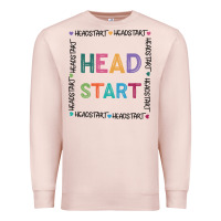 Pale Pink Head Start Printable Premium Sweatshirt - Bettercallsaul