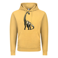 Vintage Mustard brachiosaurus Vintage Hoodie - Artiststas