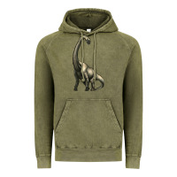 Vintage Olive brachiosaurus Vintage Hoodie - Artiststas