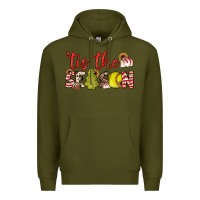 Army Green tis the season softball little debbie tree cakes Premium Hoodie - JahusDesignShop