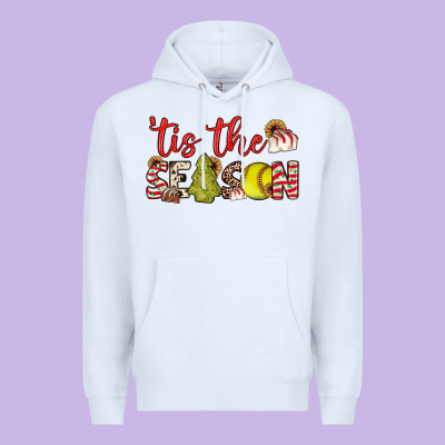 Tis The Season Softball Little Debbie Tree Cakes Premium Hoodie Designed By Jahusdesignshop
