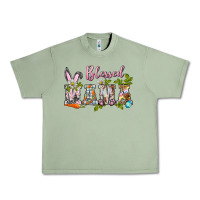 Oil Green blessed mama easter Urban Heavy Tee - BarkalooDesign