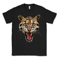 Black ocelot head Classic Tee - LillyAllenDesigns