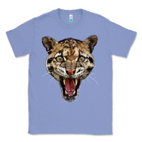 Colony Blue ocelot head Classic Tee - LillyAllenDesigns