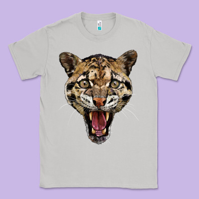 Ocelot Head Classic Tee Designed By Lillyallendesigns