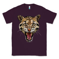 Plum ocelot head Classic Tee - LillyAllenDesigns