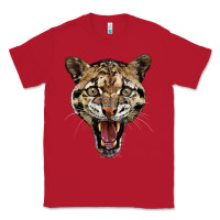 Red ocelot head Classic Tee - LillyAllenDesigns