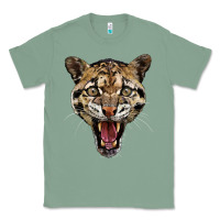 Sage ocelot head Classic Tee - LillyAllenDesigns