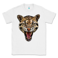 White ocelot head Classic Tee - LillyAllenDesigns