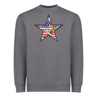 Storm American Flag Star Heavyweight Sweatshirt - LillyAllenDesigns