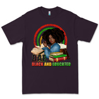 Plum Bae black and educated Premium Tee - Zillion Design Studio