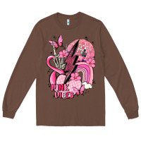 Chestnut pink vibes Long Sleeve Tee - MaliasSmallBusiness