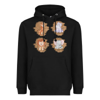 Black Safari Baby Animal Clipart Heavyweight Hoodie - Bettercallsaul