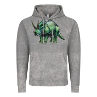 Cloud Rock dinosaur triceratops Vintage Hoodie - Artiststas
