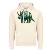 Vintage Artic dinosaur triceratops Vintage Hoodie - Artiststas