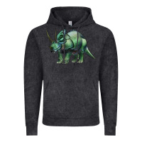 Vintage Black dinosaur triceratops Vintage Hoodie - Artiststas