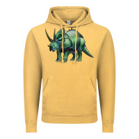 Dinosaur Triceratops Vintage Hoodie | Teevron