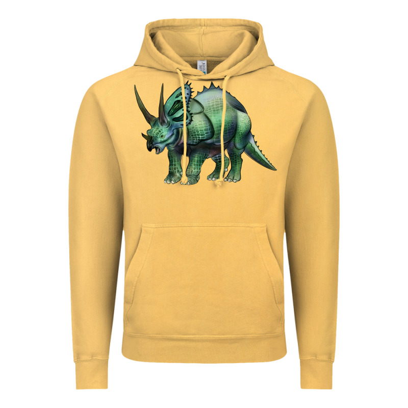 Dinosaur Triceratops Vintage Hoodie by Artiststas | Teevron