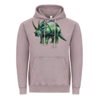 Vintage Zinc dinosaur triceratops Vintage Hoodie - Artiststas