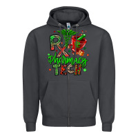 Smoke christmas rx pharmacy tech Zipper Hoodie - MaliasSmallBusiness