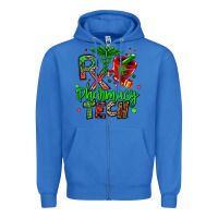 True Royal christmas rx pharmacy tech Zipper Hoodie - MaliasSmallBusiness