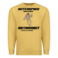 Antique Gold Outer Space Adventurer Astronaut Premium Sweatshirt - Bettercallsaul