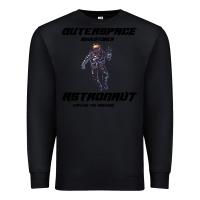 Black Outer Space Adventurer Astronaut Premium Sweatshirt - Bettercallsaul