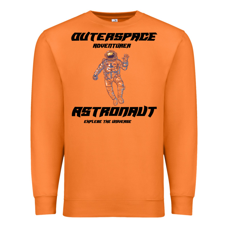 Outer Space Adventurer Astronaut Premium Sweatshirt by Bettercallsaul | Teevron