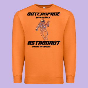 Outer Space Adventurer Astronaut Premium Sweatshirt Designed By Bettercallsaul